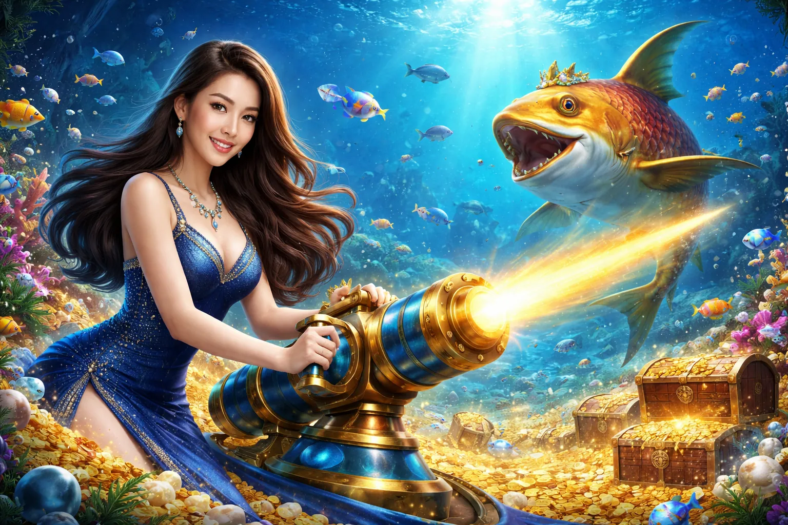 Hình ảnh các biểu tượng cổ đại được tích hợp vào giao diện game online